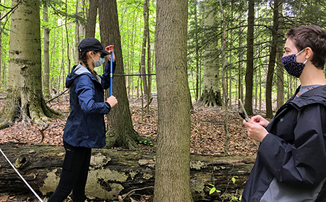 Baldwin Wallace research at Metroparks with Dr. Katie Flinn and students